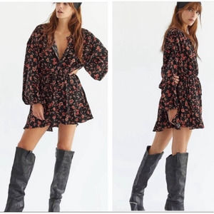 Free People 'Flower Fields' Mini Dress